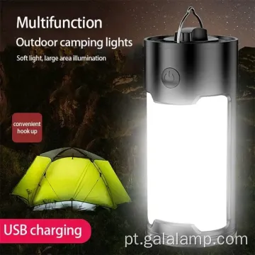 Luz LED solar recarregável para uso ao ar livre de emergência